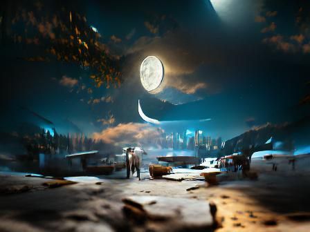 Under the Moon 8k resolution concept art 8k resolution conce...