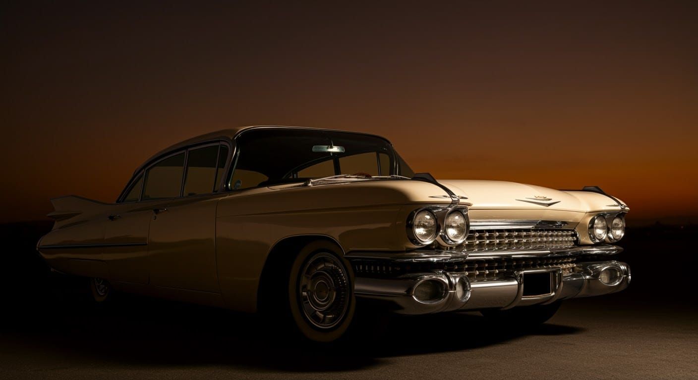 1959 Cadillac Eldorado Brougham in Golden Light