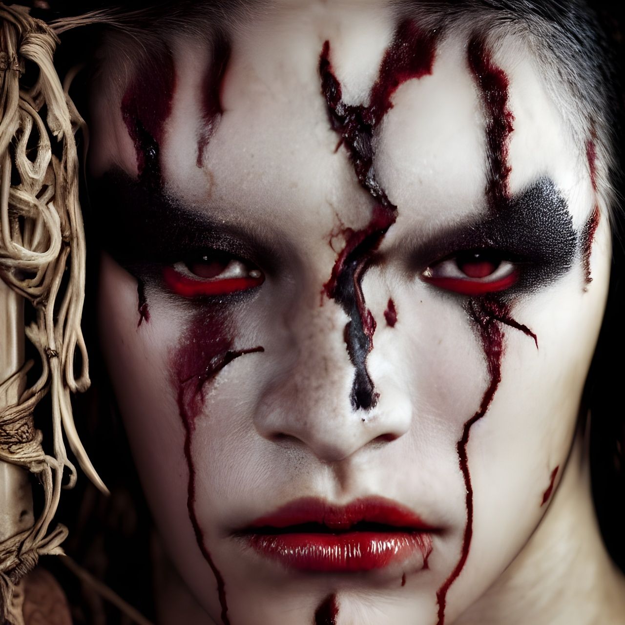 Martial Arts Woman Portrait in High Fantasy Style