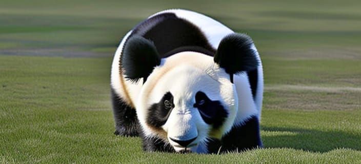 Photorealistic Panda Image