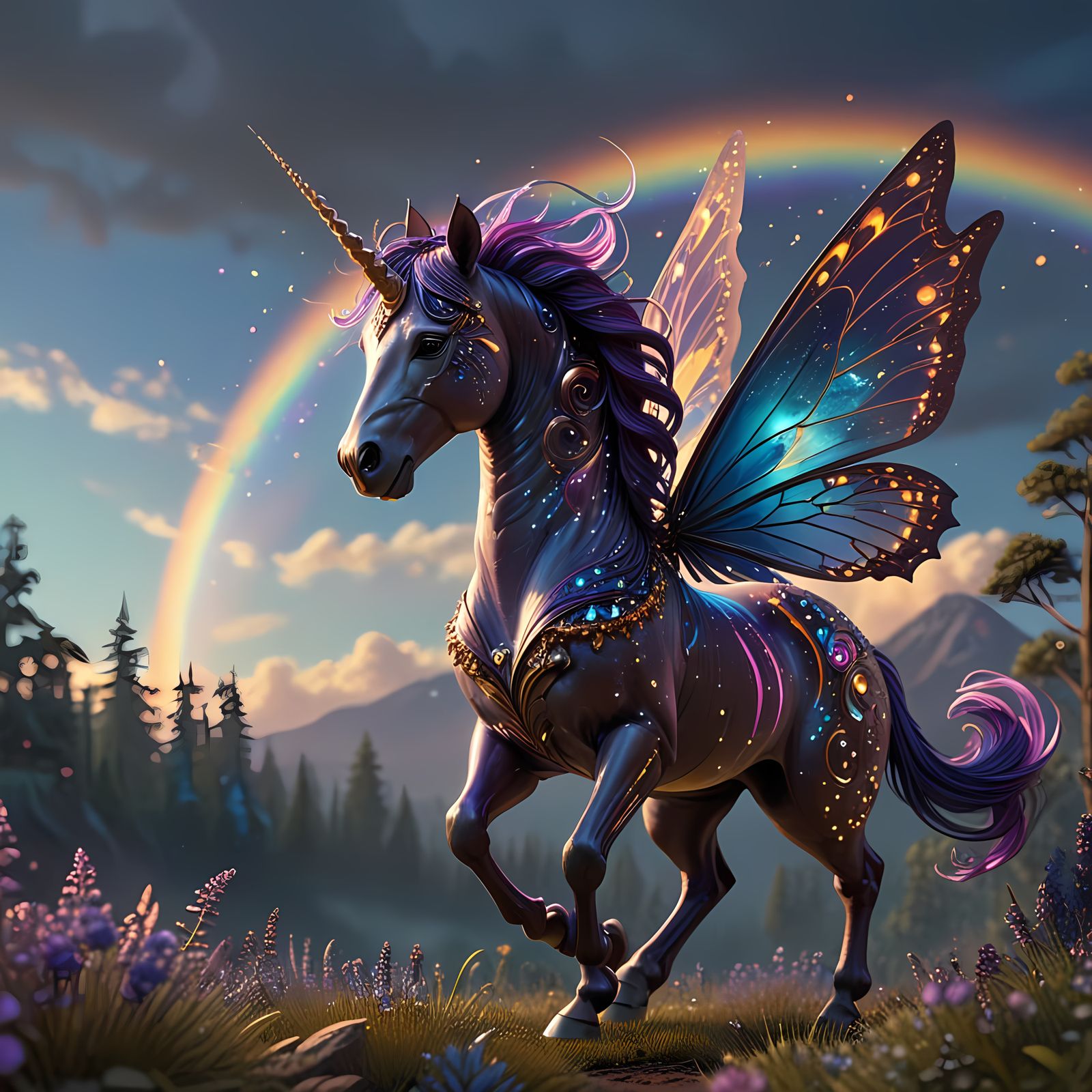 Unicorn Butterfly Hybrid