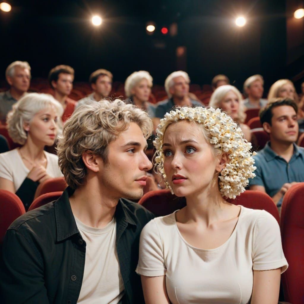 Scared Expression of a Lady