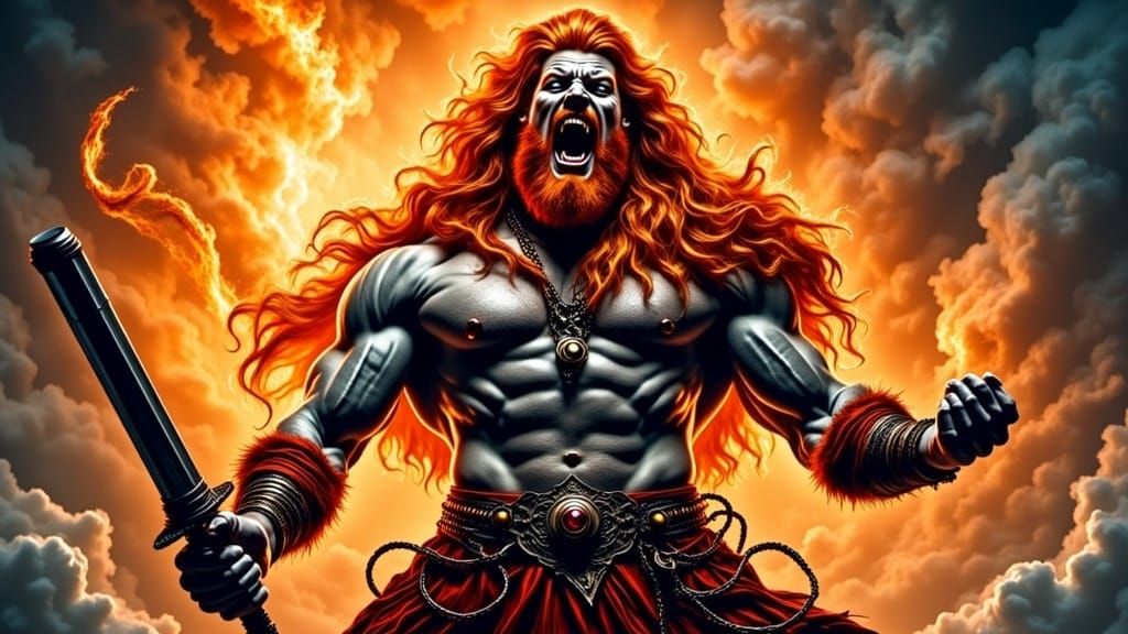 Muscular Centaur with Laser Cannon in Fantasy Art