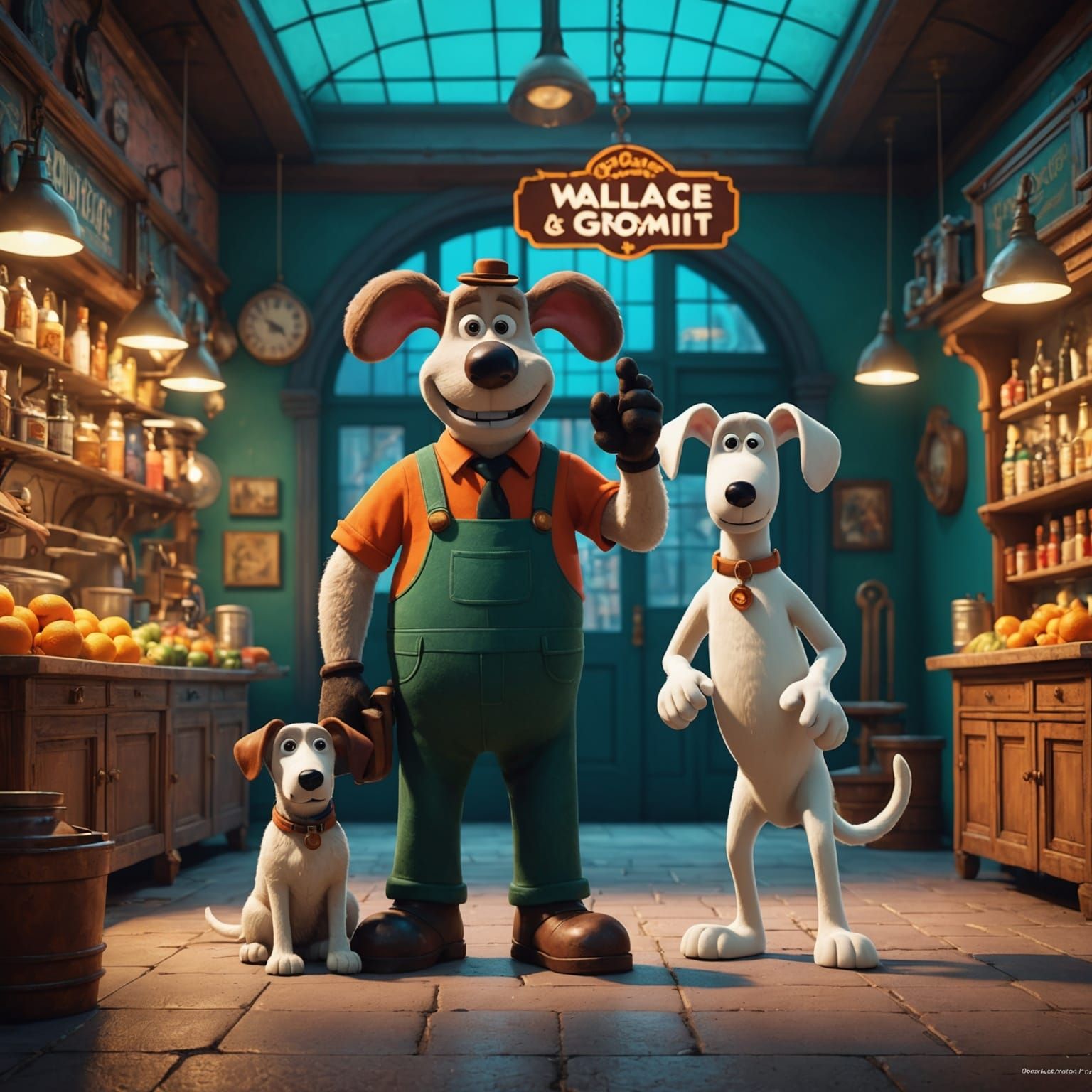 Wallace and Gromit: Hyperdetailed Concept Art