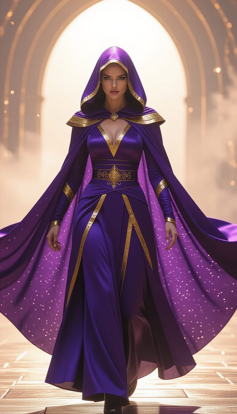 Cosmic Celestial Being of Nebulae and Stardust