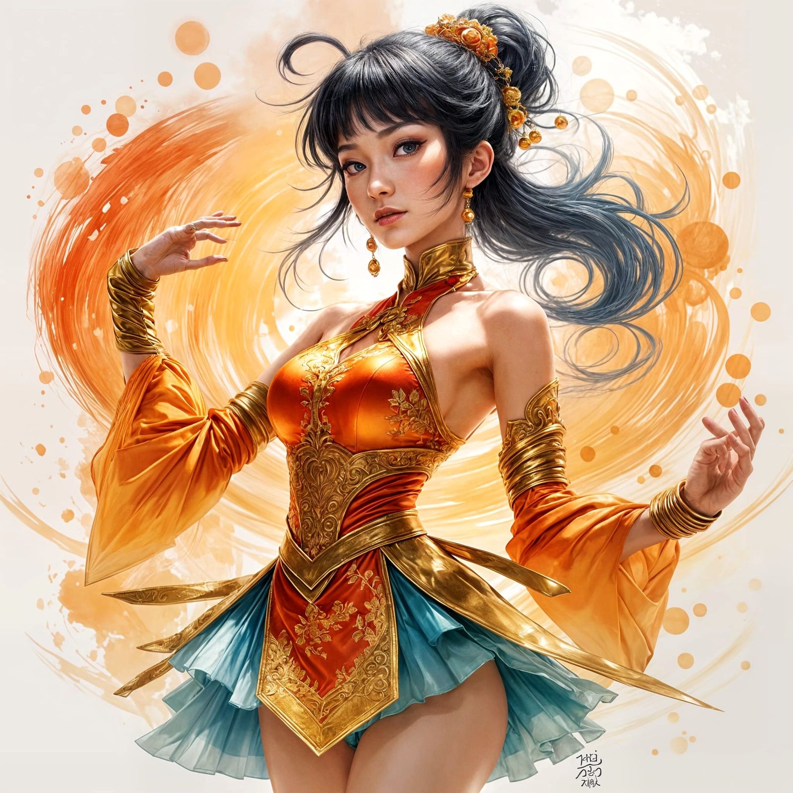 Ethereal Dragon Ball Z Warrior Goddess