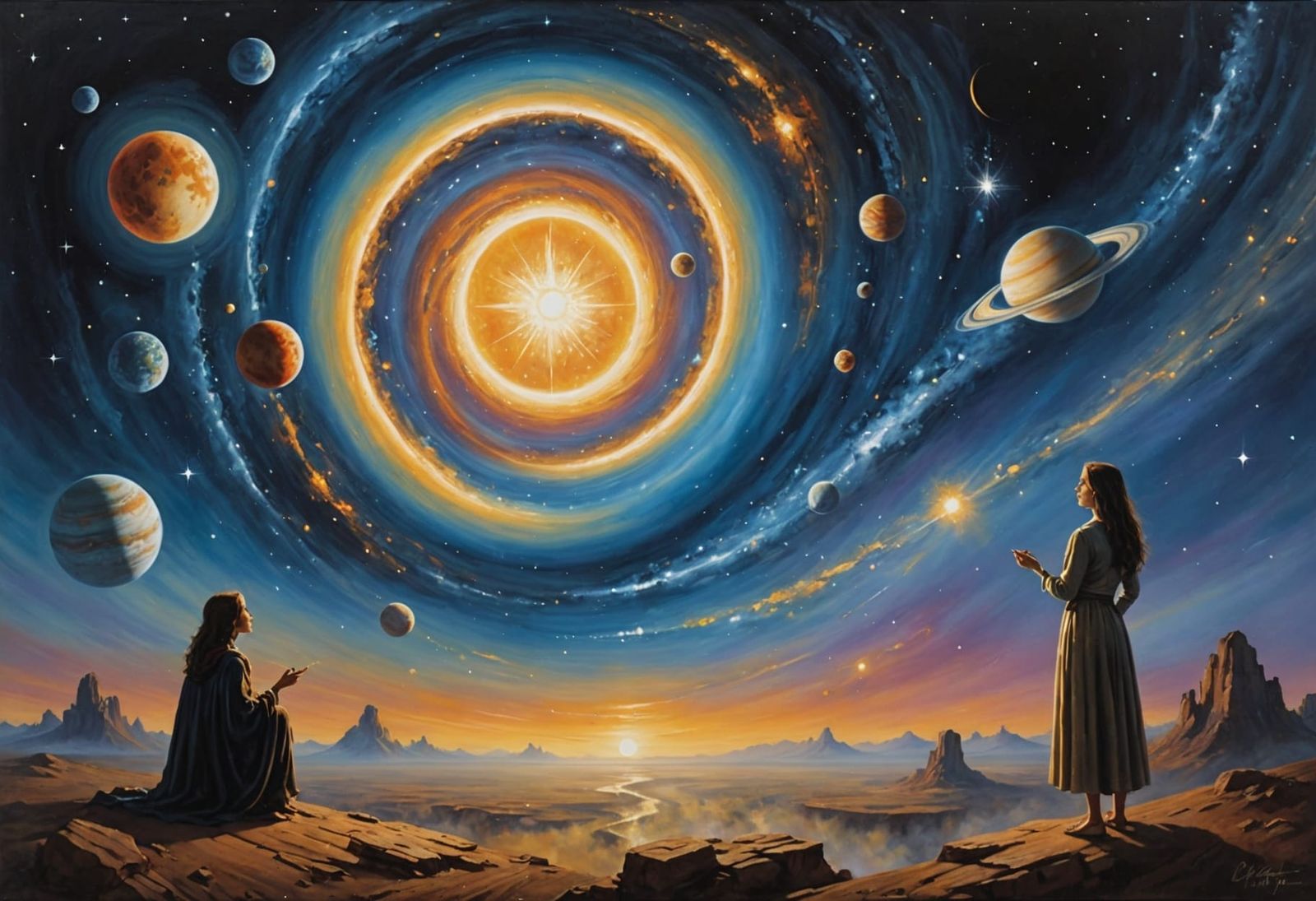 Cosmic Birth of a Star: A Radiant Poetic Masterpiece