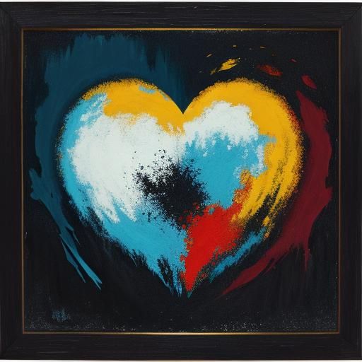 Abstract Illustration of Grief and Sorrow