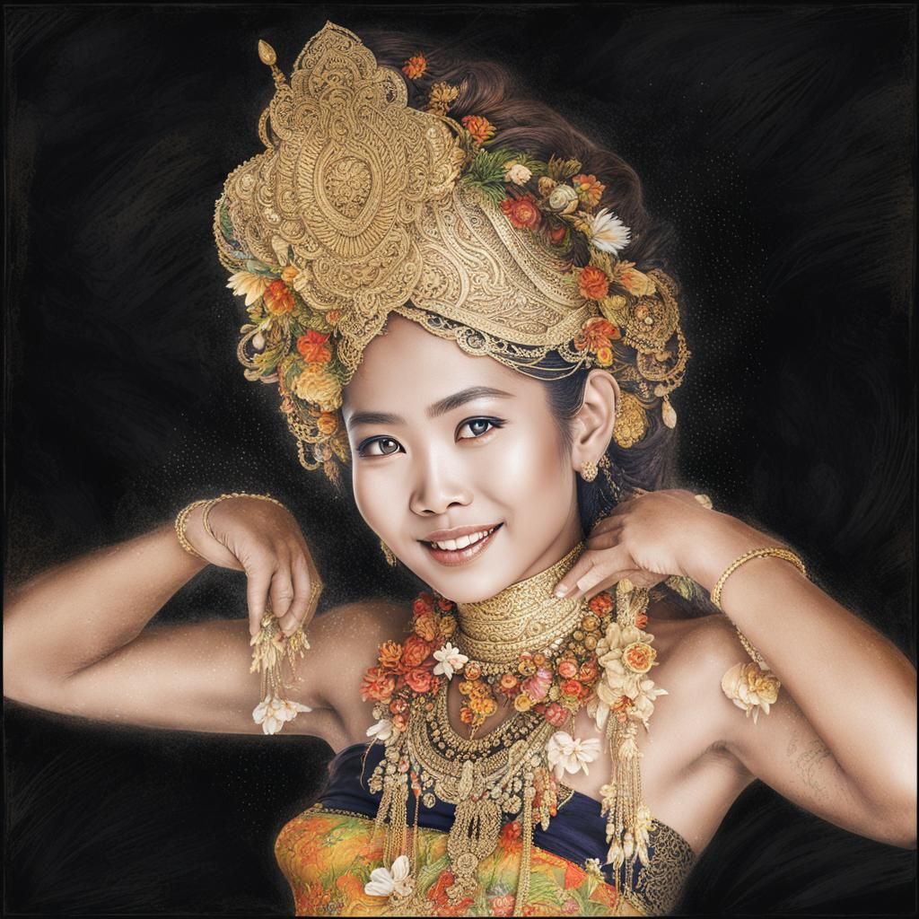 Magical Portrait of a Balinese Beauty