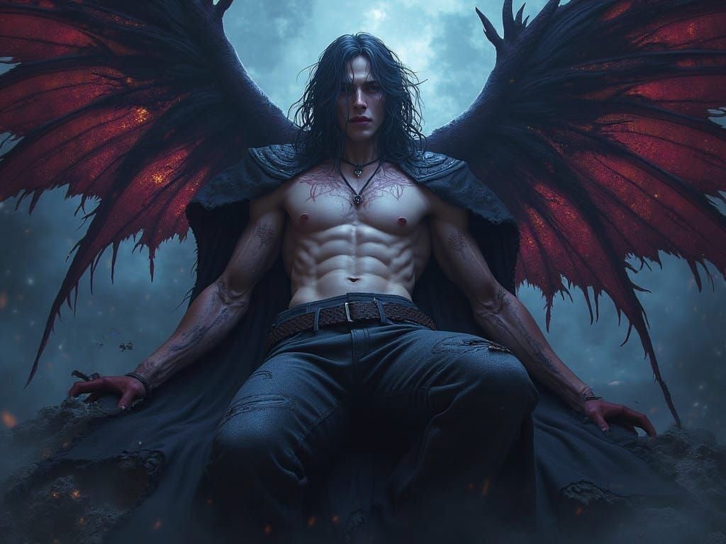 Fallen Angel Pin Up