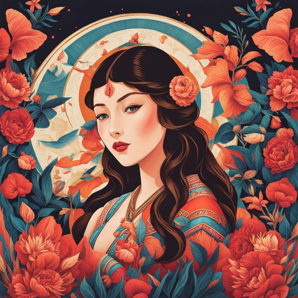 AI Generated Image of a Girl