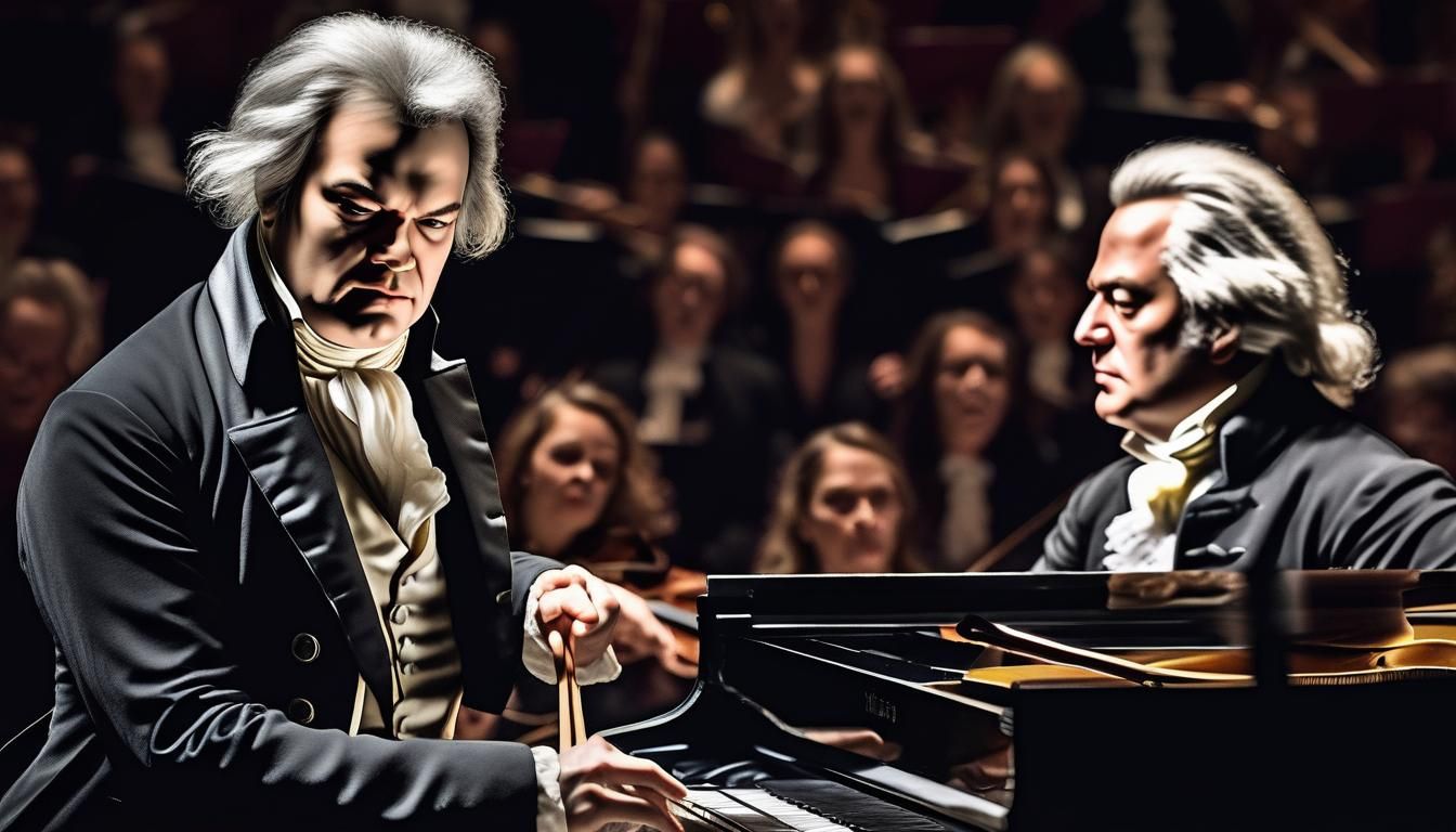 Beethoven, Bach, and Mozart: A Timeless Symphony