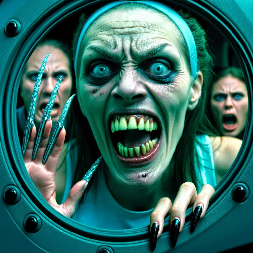 Nightmare Car Ride with Grotesque Family