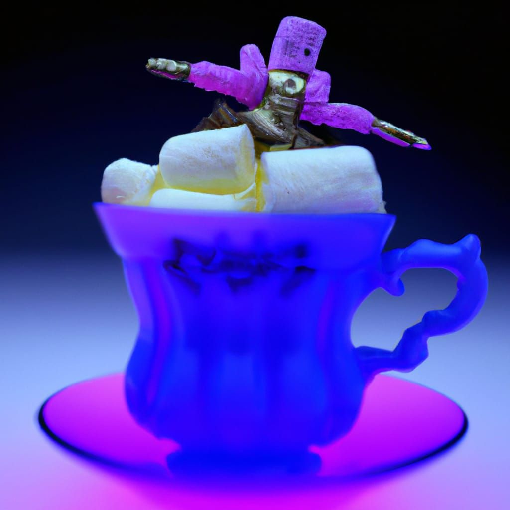 Marshmallow's Cyberpunk Escape from Hot Chocolate