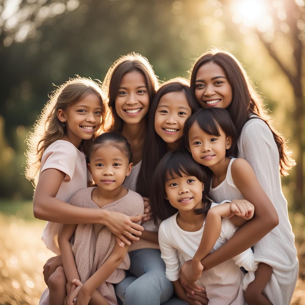 Two Moms and Their Kids 🌈