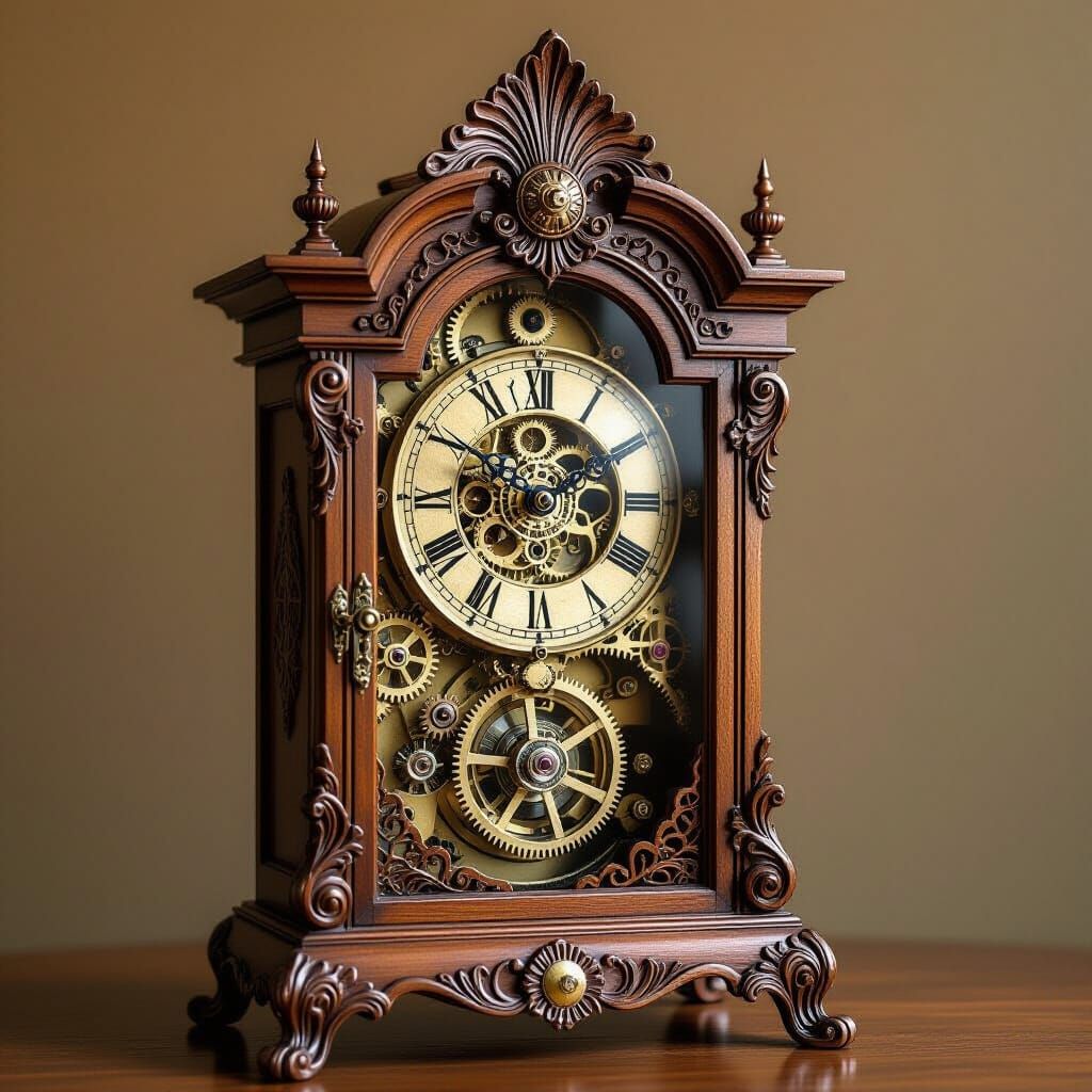 Steampunk Antique Clockwork Masterpiece