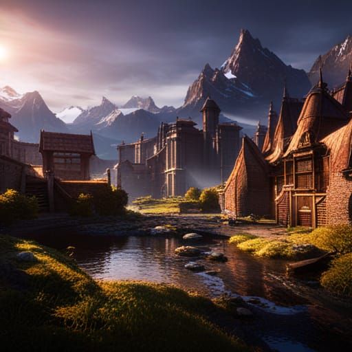 Epic 3D Videogame Graphics in Cinematic Style