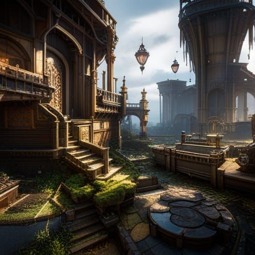 Epic 3D Videogame Scene in 8K Resolution