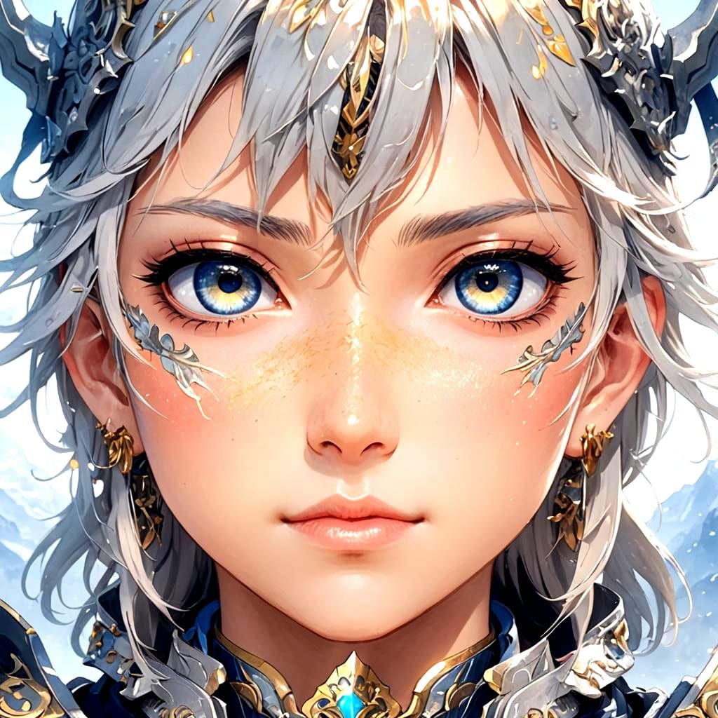 Detailed 3D Anime Art in Genshin Impact Style