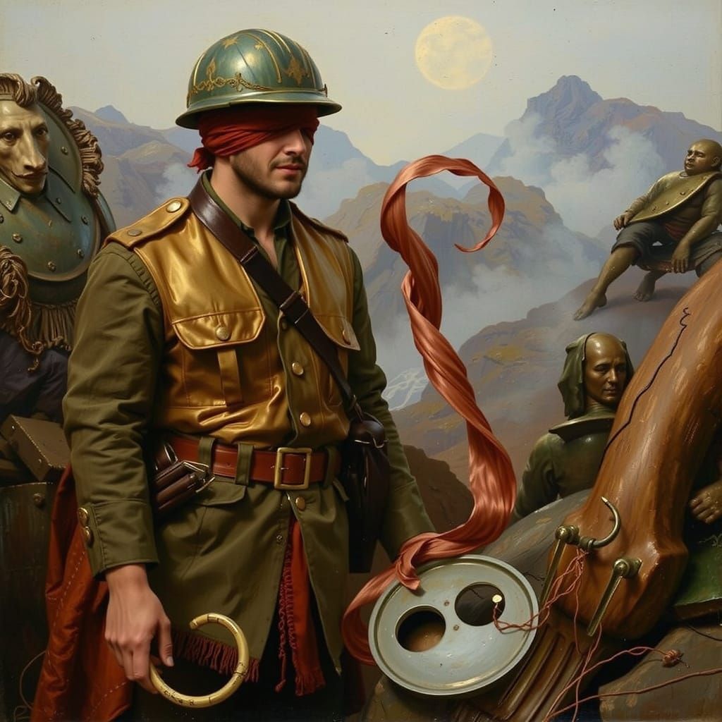 Abstract Swirling Forms in Rich Red Hues