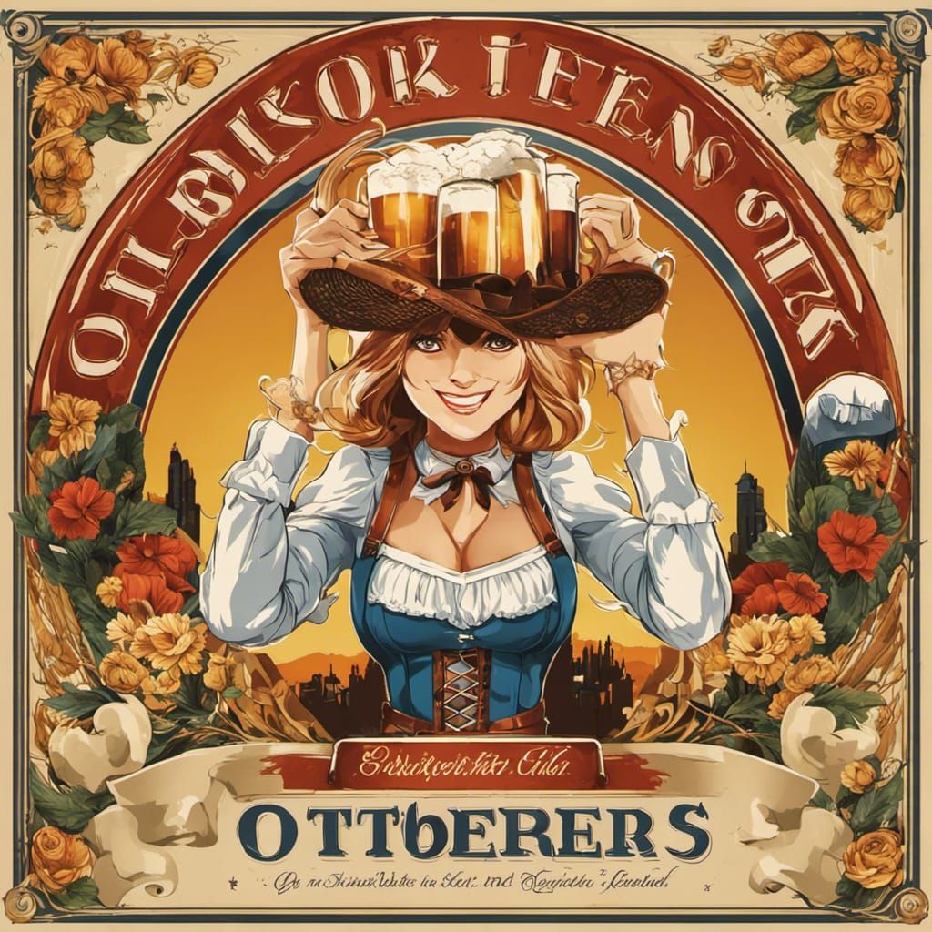 Elegant Oktoberfest Poster in Ultra HD
