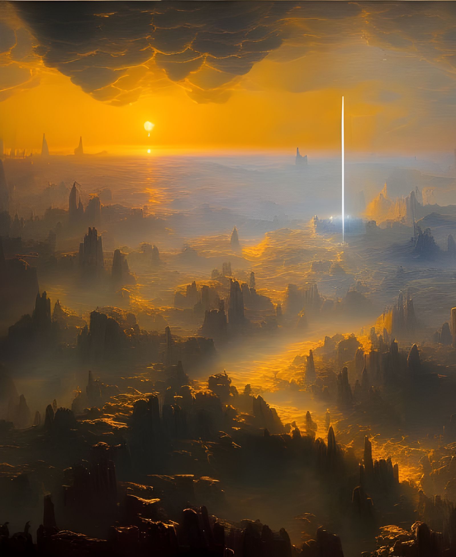 Dreamy Mandelbulb Junctions in Ultrarealistic Digital Art