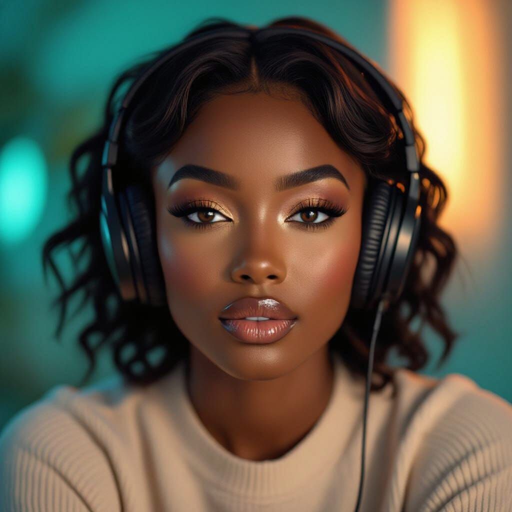 Kaelani Tate: Thoughtful Portrait with Cinematic Lighting