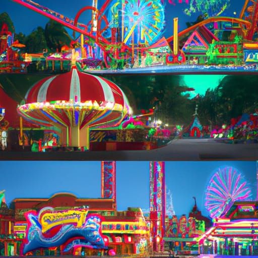 Wisconsin Amusement Parks in the 1980s: Concept Art