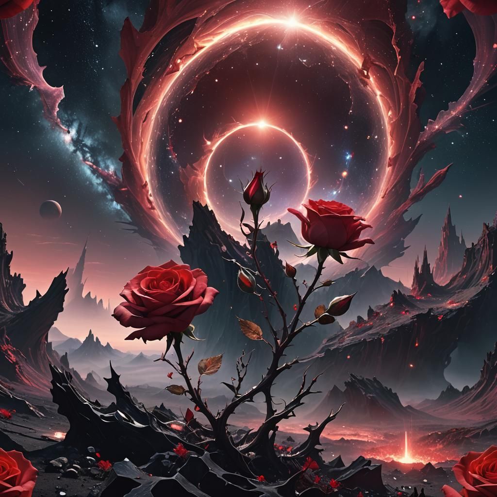 cosmic flower-like structure