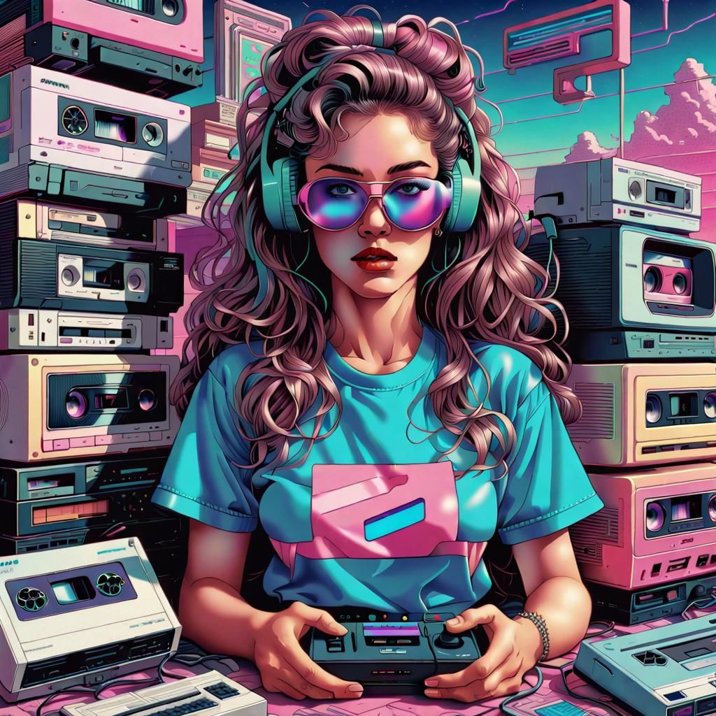 Vaporwave Aesthetic (80's/90's)