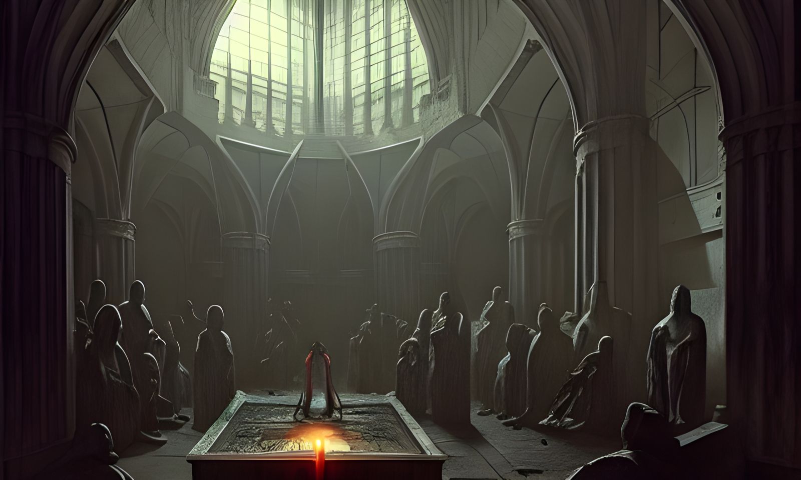 Sargon of Akkad: Mystical Horror Illustration
