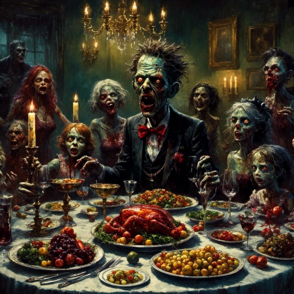 Zombie Dinner Party XL