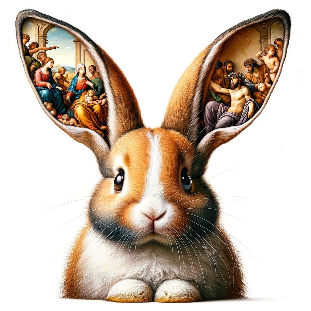 Renaissance painting ears