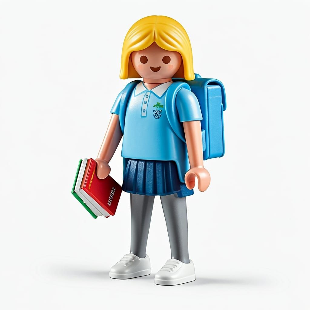 Playmobil Girl in Beatrix Potter Style