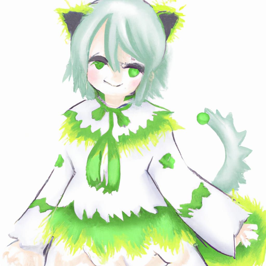 Adorable Spitz Dog Girl: Moe Gijinka Illustration