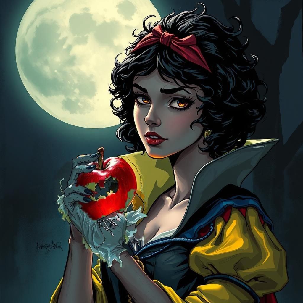 Dark Snow White with Poison Apple