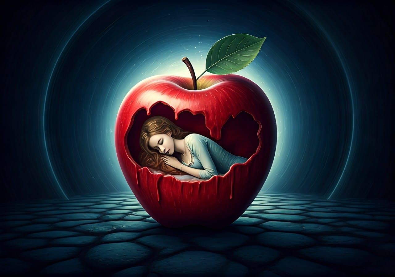 Sleeping Beauty's Dream: Poisoned Apple Surrealism