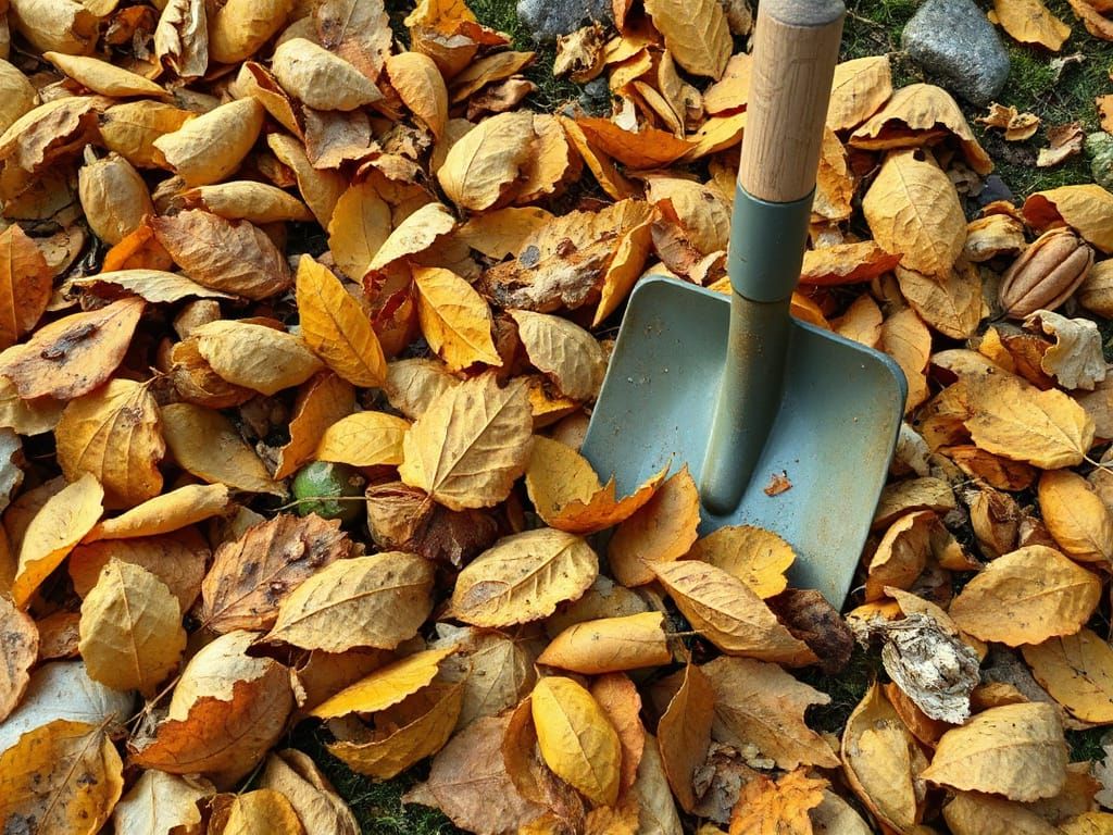 Les feuilles mortes se ramassent à la pelle