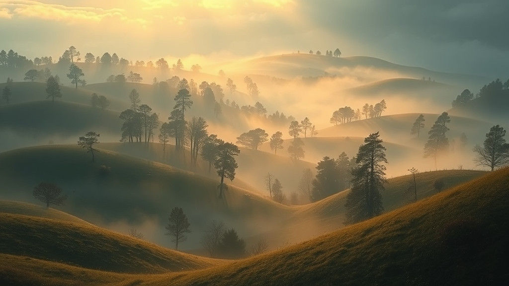 Ethereal Landscape in Dreamy Surreal Style