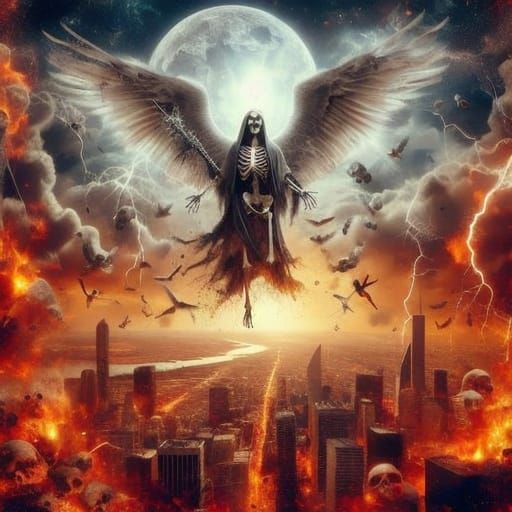 Angel of Death Ascends Amidst Armageddon's Ruins
