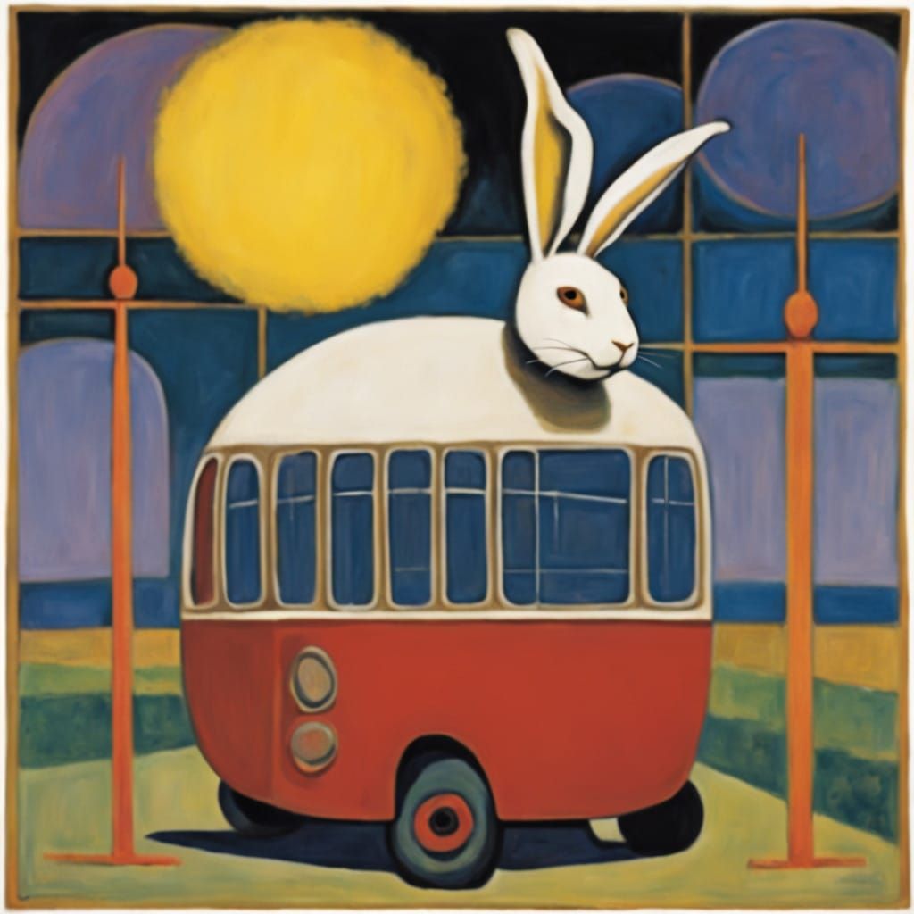 Cosmic Rabbit Emerges from Global Chaos in Vibrant Abstracti...