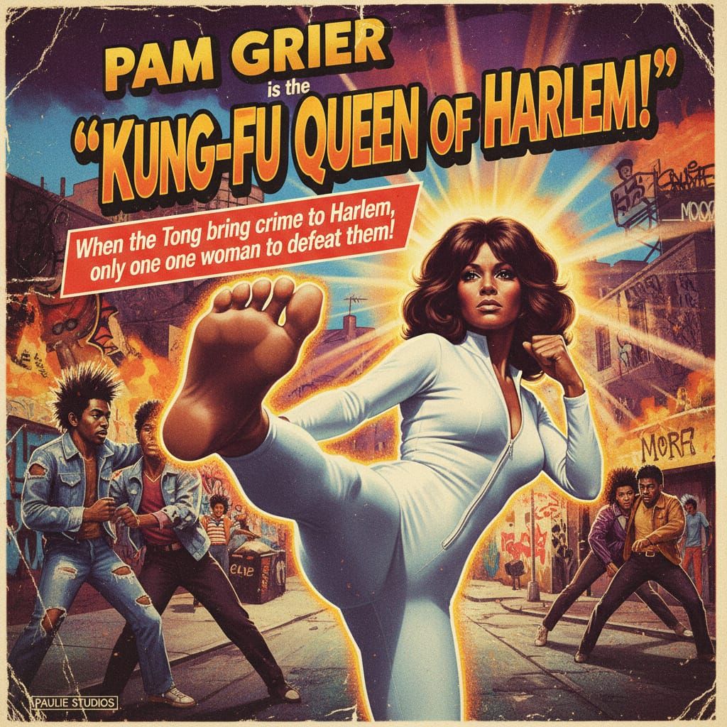 Pam Grier: Kung-Fu Queen of Harlem Movie Poster