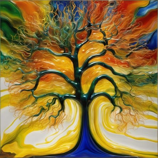 Glass Tree Digital Rendering