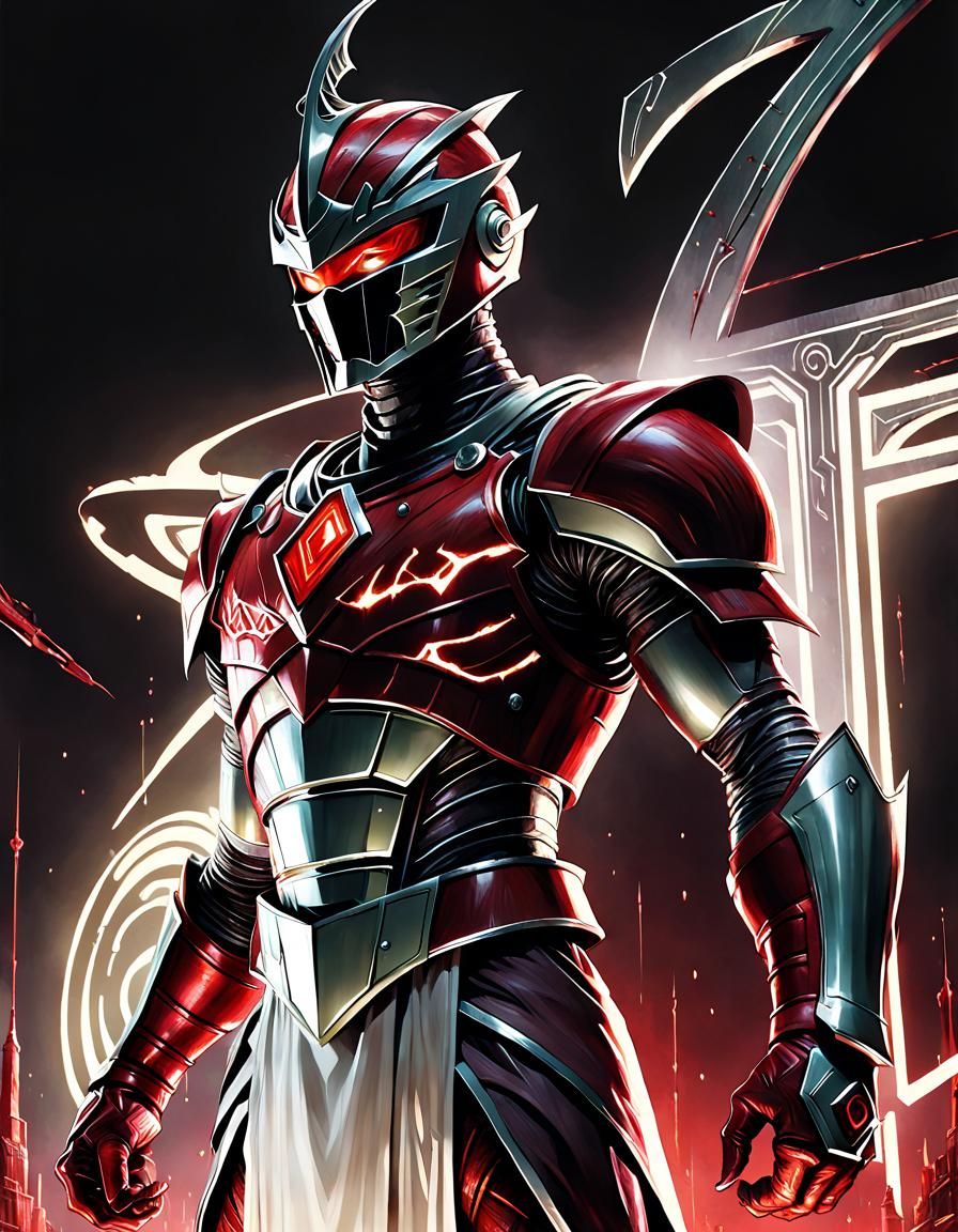 Lord Zedd Illustration in Comic Book Style