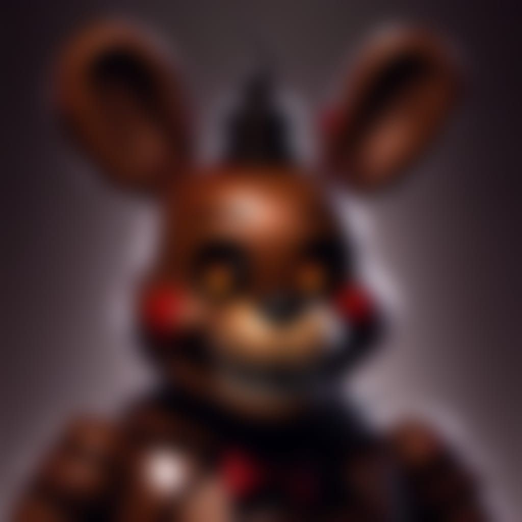 Melting Freddy Fazbear in Horrorcore Style