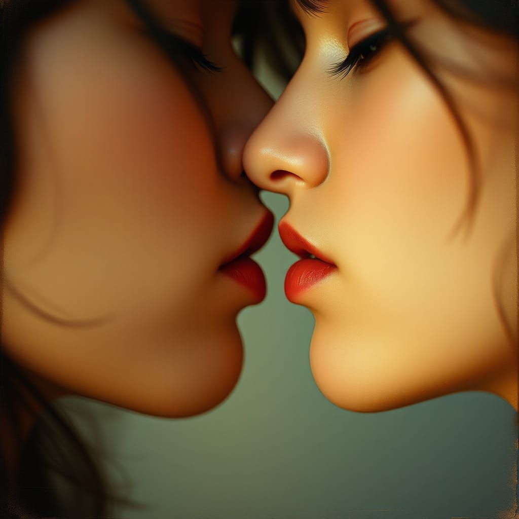 Intimate Moment in Soft Focus