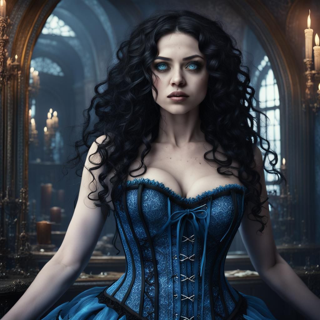 Gothic Alice in Shattered Looking Glass: Fantasy Art