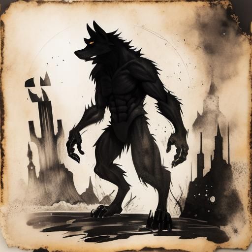 Simple Black and White Abstract