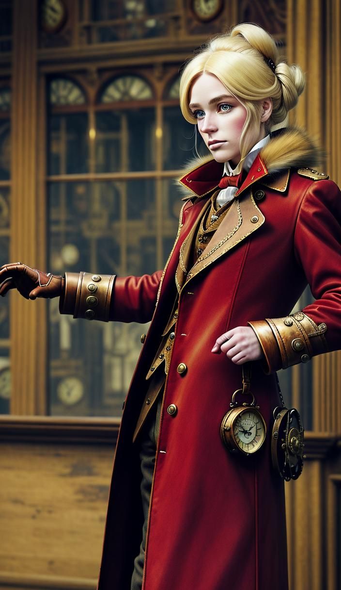 Steampunk Beauty in Victorian Fashion