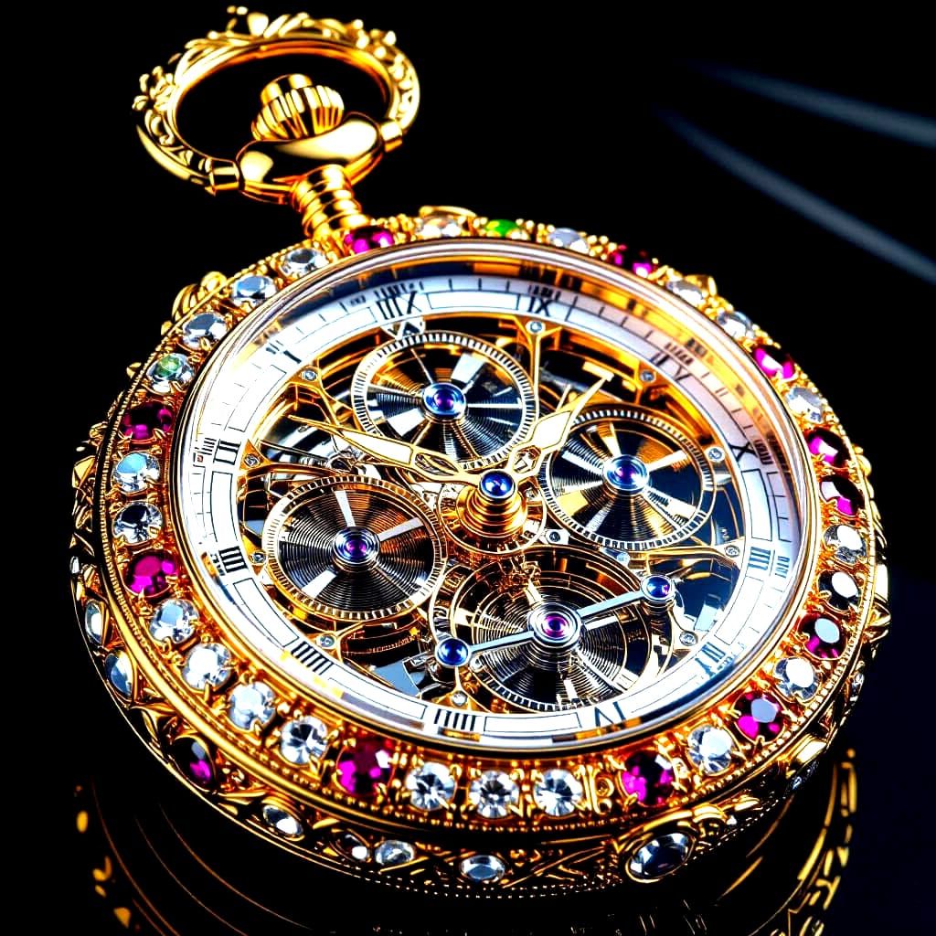opulence clock pocket priceless technology